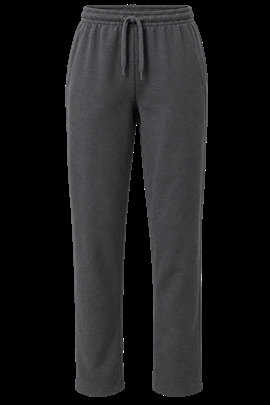 Mørk grå Joggingbukser med lige ben og snøre.