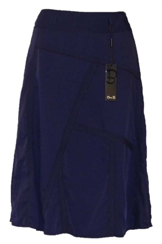 Marineblå nederdel fra Oscar B