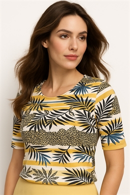 Gabriella K T-shirt med palmer 