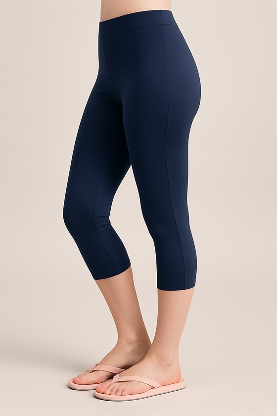 Marine capri leggings
