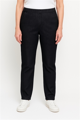 Signature cowboy bukser i sort denim 