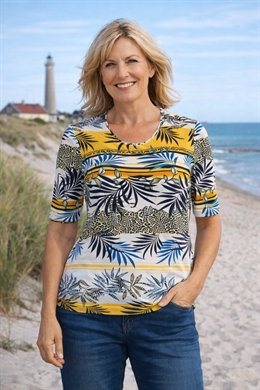 Gabriella K T-shirt med palmer 