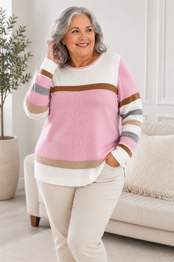 Damestrik  i plus size