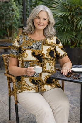 T-shirt fra Signature med bidselmønster