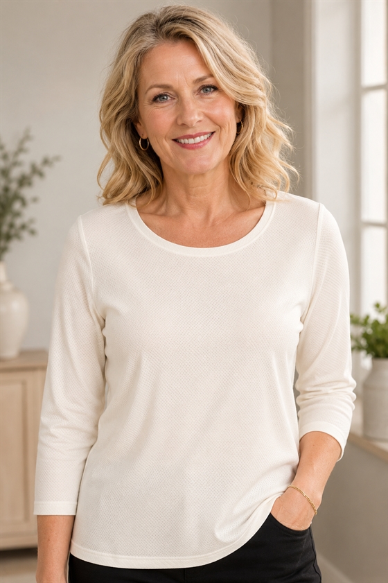 Basis t-shirt fra Long Island - Hvid
