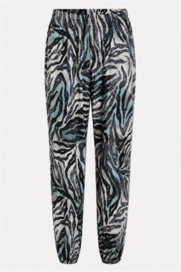 Leggings i jersey fra Signature med dyre print i blågrønne farver