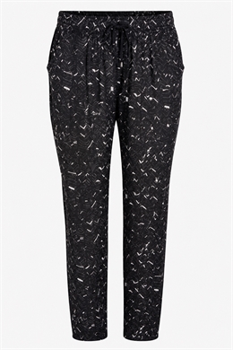 Mønstrede sorte leggings fra Soft B