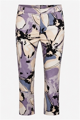 Capri buks fra Brandtex med mønster af lilla blomster