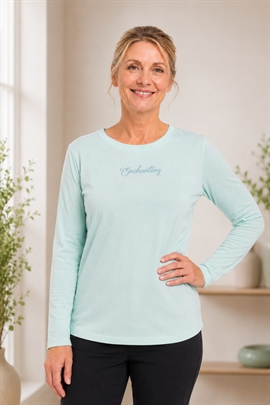 Mintgrøn t-shirt