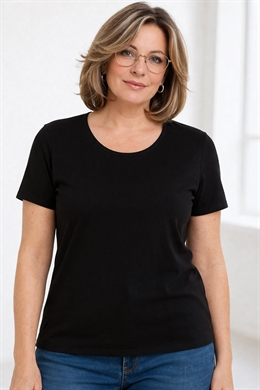 Vetin Sort ensfarvet t-shirt - KØB 3 VETI T-SHIRTS. BLAND FARVERNE. BETALT KUN 250 I ALT