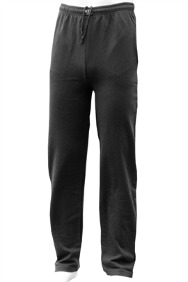 MXO sorte Joggingbukser uden elastik i ben og med snøre.